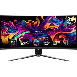 34" Монитор MSI MPG 341CQPX QD-OLED черный