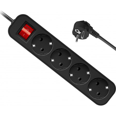 Удлинитель Defender G418 черный