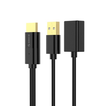 Кабель USB - HDMI ORICO (PE-P1-BK-BP) 1 м черный