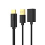 Кабель USB - HDMI ORICO (PE-P1-BK-BP) 1 м черный