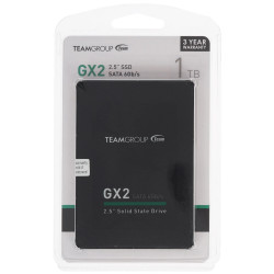 1000 ГБ SSD TeamGroup GX2 2.5” SATA3 R530Mb/s W480MB/s T253X2001T0C101 черный