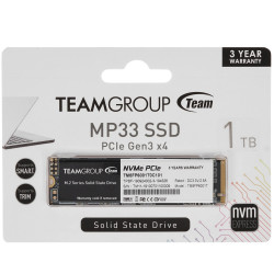 1000 ГБ SSD TeamGroup MP33 M.2 NVMe R1800Mb/s W1500MB/s TM8FP6001T0C101 черный