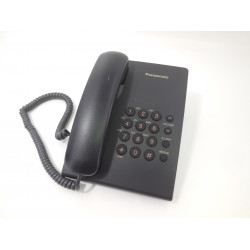 Телефон проводной Panasonic KX-TS2350RUB черный