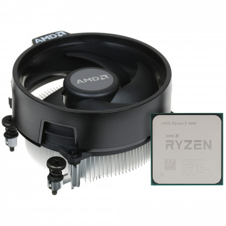 Процессор AMD Ryzen 5 3600 BOX с кулером (100-100000031BOX) серый