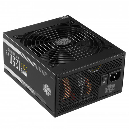 Блок питания CoolerMaster MWE GOLD 1250 V2 (MPE-C501-AFCAG-3EU) черный