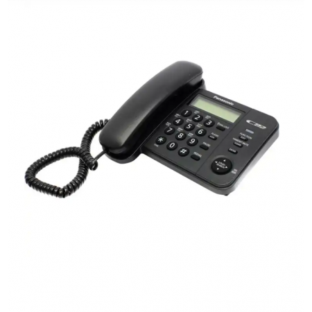 Телефон проводной Panasonic KX-TS2356RUB черный