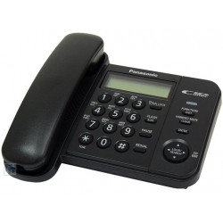Телефон проводной Panasonic KX-TS2356RUB черный