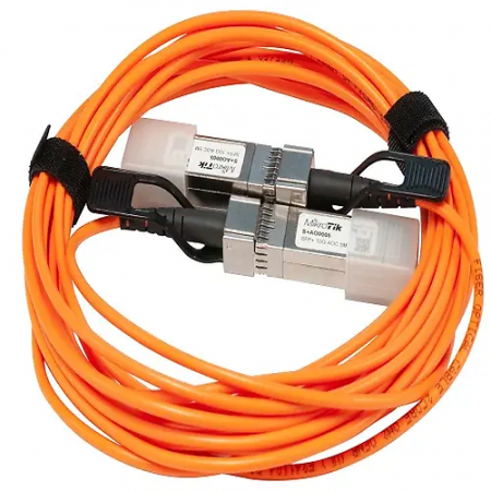 Кабель прямого подключения MikroTik S+AO0005 (S+AO0005) SFP+/SFP+ 10G оранжевый