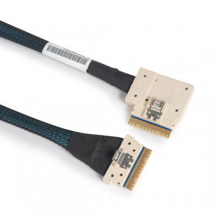 Кабель Slimline x8 (LE) to Slimline x8 (STR) Supermicro CBL-SAST-1268-85 синий 0.68