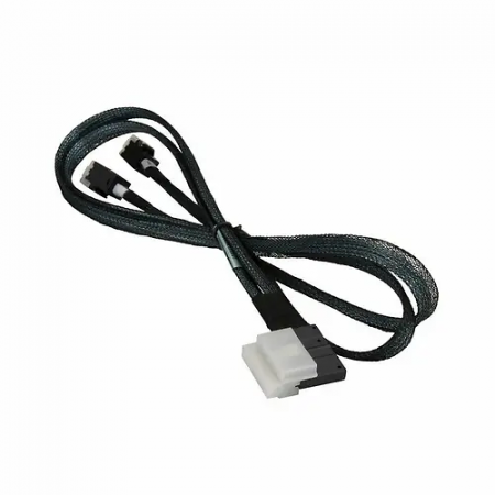 Кабель Slimline SAS x8 to 2x Mini SAS HD Supermicro CBL-SAST-0826 черный 0.7м