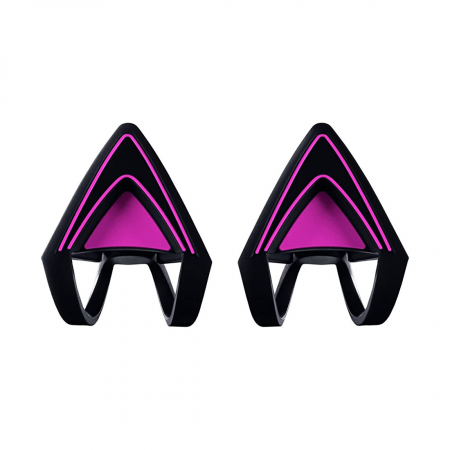 Амбушюры для наушников Razer Kitty Ears for Kraken (Neon Purple) (RC21-01140100-W3M1) фиолетовый