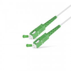 Патч-корд АЗОП FTTH SC/APC-SC/APC SM (37493) белый 35 м