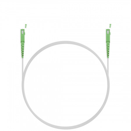Патч-корд АЗОП FTTH SC/APC-SC/APC SM (37493) белый 35 м