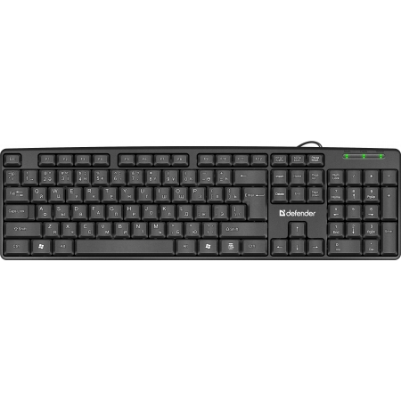Клавиатура проводная Defender Element HB-520 (45527) черный