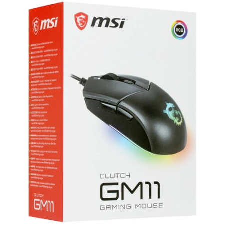Мышь проводная MSI Clutch GM11 черный