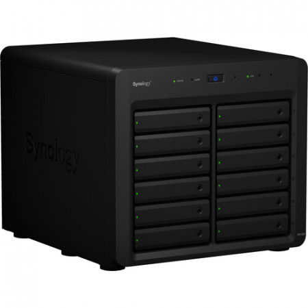 Модуль расширения 12-ти дисковый для увеличения дисковой емкости Synology DX1222 черный