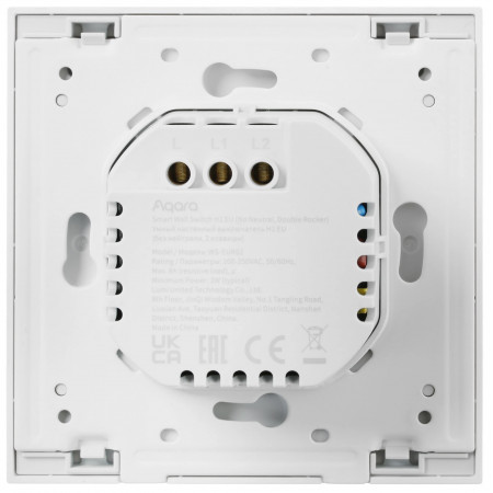 Настенный выключатель AQARA Smart Wall Switch WS-EUK02 H1 белый