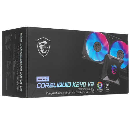 Система водяного охлаждения MSI MPG CORELIQUID K240 V2 (9S6-6A0311-038) черный