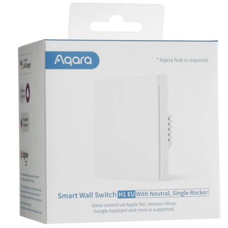 Умный выключатель Aqara Smart Wall Switch H1 (WS-EUK03) белый