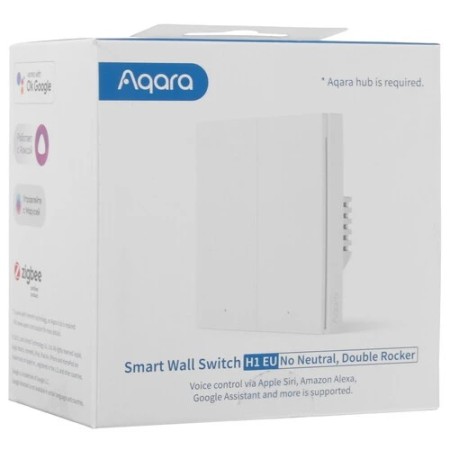 Умный выключатель Aqara Smart Wall Switch H1 (WS-EUK02) белый