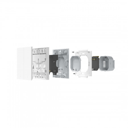 Настенный выключатель AQARA Smart Wall Switch H1 (No Neutral, Double Rocker) WS-EUK02 белый
