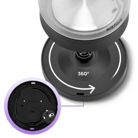 Электрический чайник Kitfort KT-6708 черный