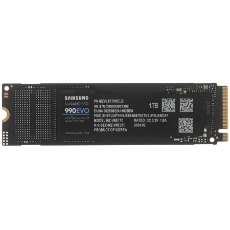 1000 ГБ SSD диск Samsung 990 EVO (MZ-V9E1T0BW) черный