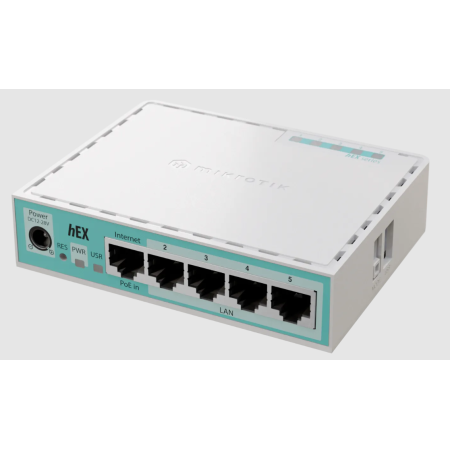 Маршрутизатор MikroTik hEX 2024 (E50UG) белый