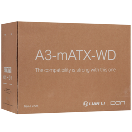 Корпус LIAN LI A3-mATX Wood Edition (G99.A3W-WD.00) белый