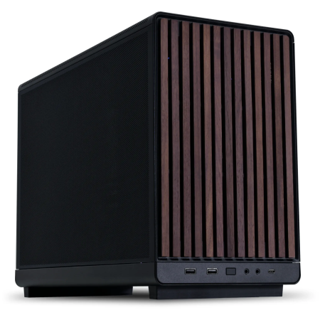 Корпус Lian Li A3-mATX-WD Wood Edition (G99.A3X-WD.00) черный
