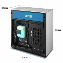 Корпус Lian Li A4H2O m-ITX (G99.A4H2OA4.00) Silver