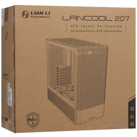Корпус Lian Li LanCool 207 (G99.LAN207RX.10RS) черный