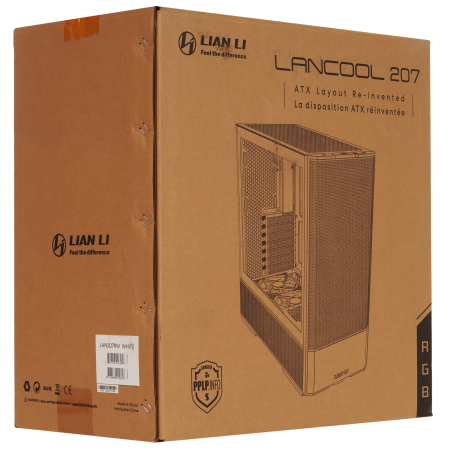 Корпус Lian Li LanCool 207 (G99.LAN207RW.00) белый