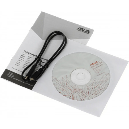 Внешний оптический привод Asus SDRW-08U8M-U (SDRW-08U8M-U/SIL/G/AS/P2G) серый