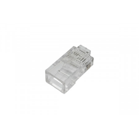 Коннектор NETLAN RJ45 (EC-UP8P8C-5E-003-TR-100) 100шт прозрачный