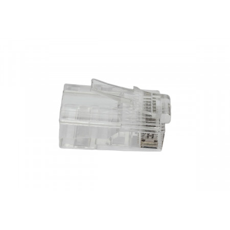 Коннектор NETLAN RJ45 (EC-UP8P8C-5E-003-TR-100) 100шт прозрачный