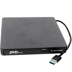 Внешний оптический привод Gembird DVD-USB-03 черный