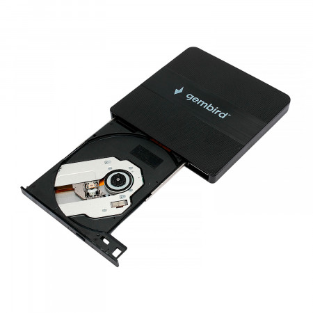 Внешний оптический привод Gembird DVD-USB-03C черный