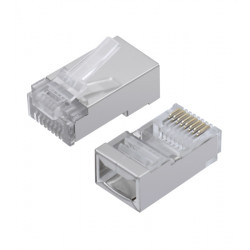 Коннектор Cablexpert RJ45 (PLUG5SP/100) 100 шт серебристый
