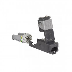 Коннектор Legrand RJ45 (033753) 14 шт серый