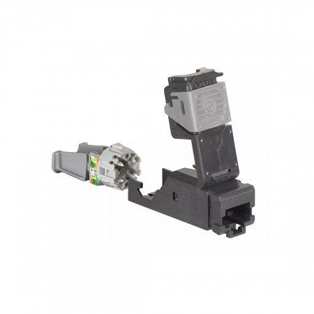 Коннектор Legrand RJ45 (033753) 14 шт серый