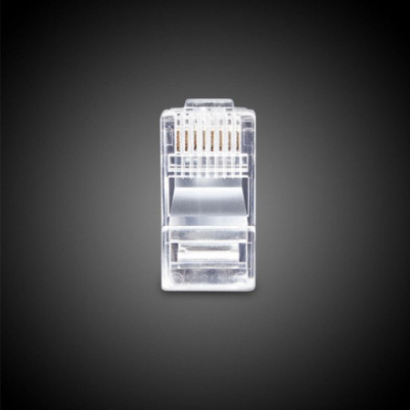 Коннектор SHIP RJ45 (S901A) 100 шт прозрачный