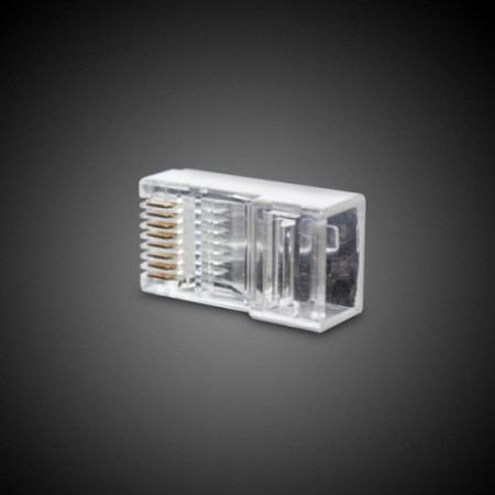 Коннектор SHIP RJ45 (S901A) 100 шт прозрачный