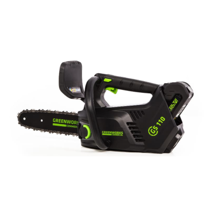 Аккумуляторная цепная пила Greenworks 2003807 черный БЕЗ АККУМУЛЯТОРОВ
