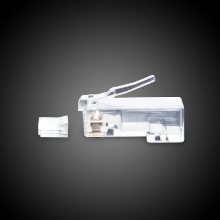 Коннектор SHIP RJ45 (S901D) 100 шт прозрачный