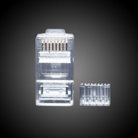 Коннектор SHIP RJ45 (S901D) 100 шт прозрачный