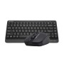 Клавиатура+мышь беспроводная A4tech Fstyler FG1112-Black USB черный