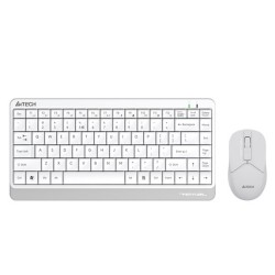 Клавиатура + мышь беспроводная A4tech Fstyler FG1112-White USB белый