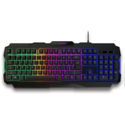 Клавиатура проводная MSI Forge GK100 черный