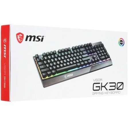 Клавиатура проводная MSI Vigor GK30 RU черный
